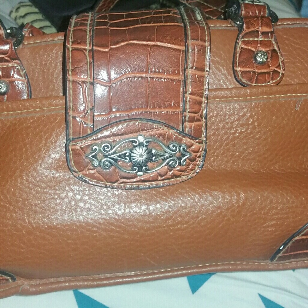 BROWN LEATHER BAG